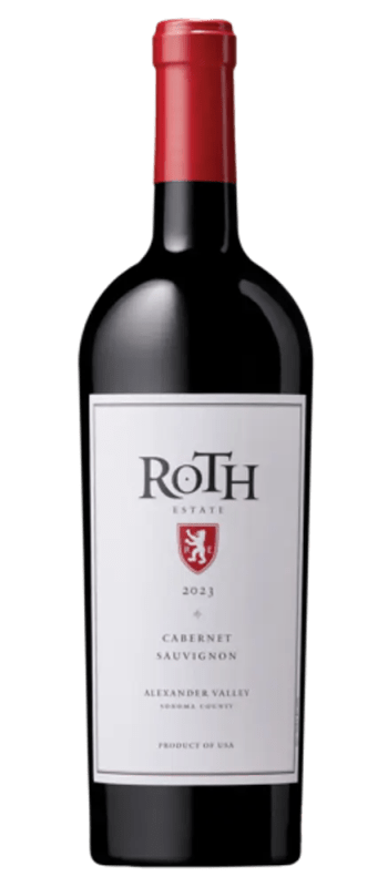 roth estate cabernet sauvignon bottle shot