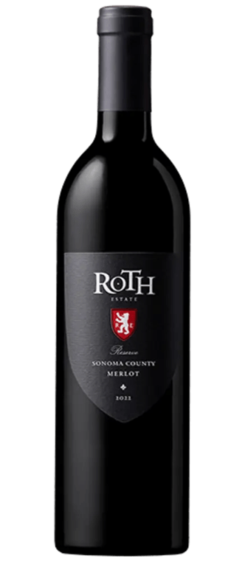 roth estate reserve merlot bottle shot